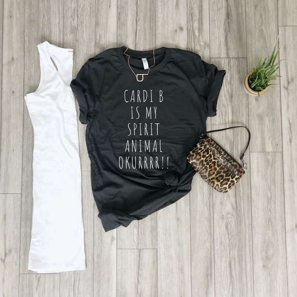 NEW 🌺Cardi B Spirit Animal Shirt S-5X - Picture 2 of 2